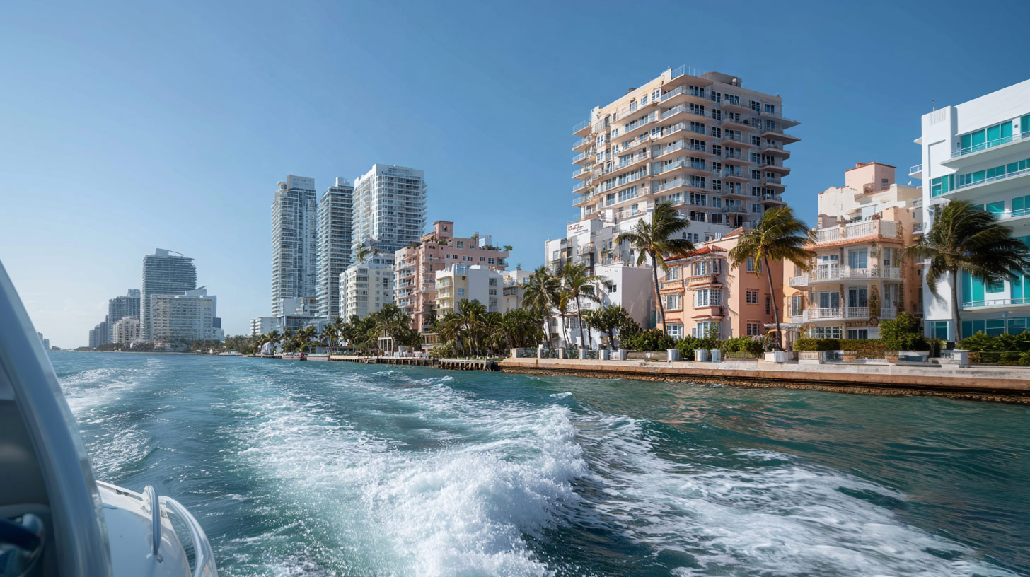 All Miami Architecture Cruises will pass by Miami Beach during the cruise. .