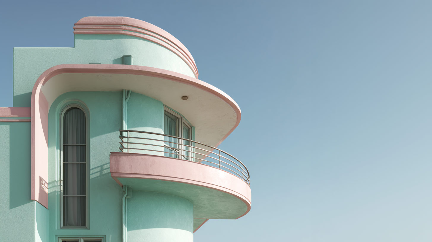A European couple look hot next to Miami skyscrapers.